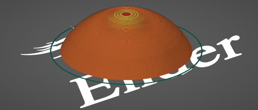 preparing to print the dust cap in Prusa Slicer