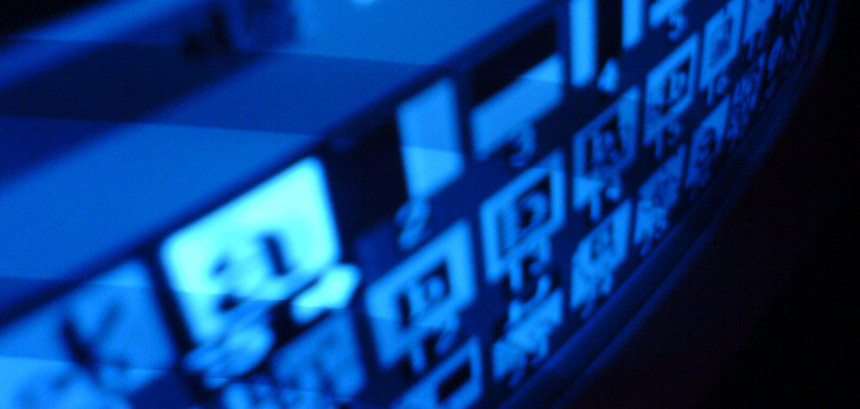 a photo of a screen showing video effects